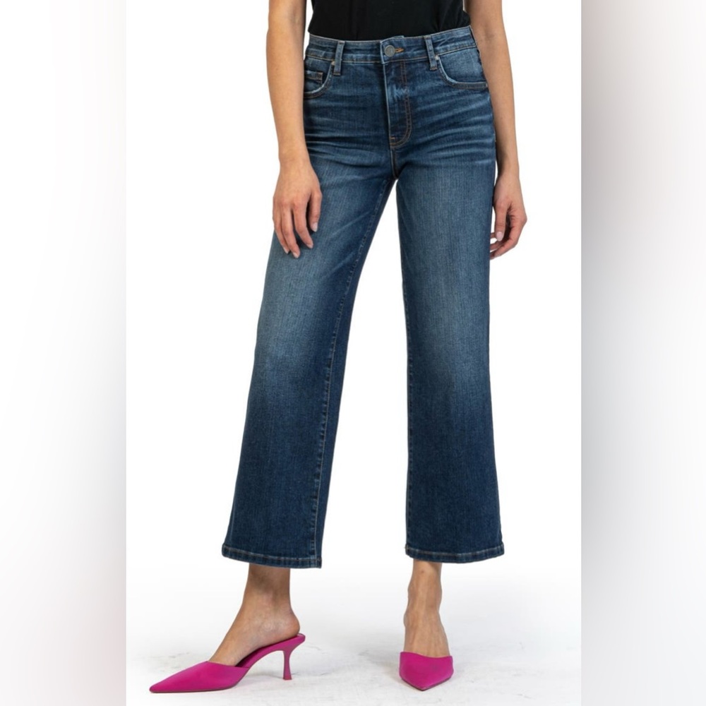 Kut from the Kloth wide leg cropped jeans